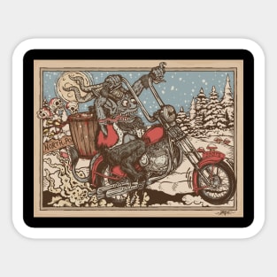 Rat Bike Krampus Sticker